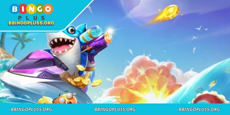 Bright fish move across the lively game screen