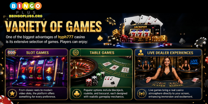 Variety of Games